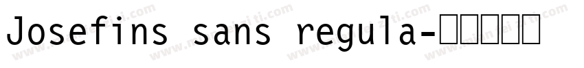 Josefins sans regula字体转换